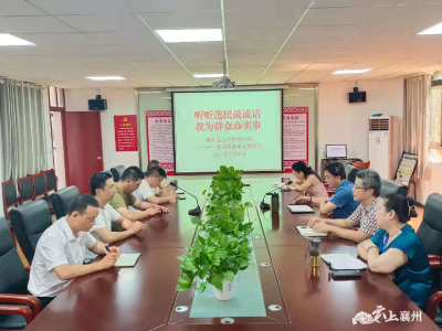 听听选民说说话  我为群众办实事