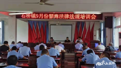 石桥镇中心戒毒社区：组织开展戒毒业务知识培训会