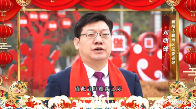 襄州区委书记刘明锋网上贺新春