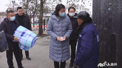 区领导走访慰问福利院老人和困难群众、困难党员