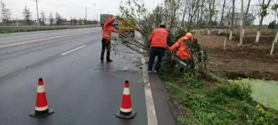 襄州区公路事务发展中心加强巡查保畅通