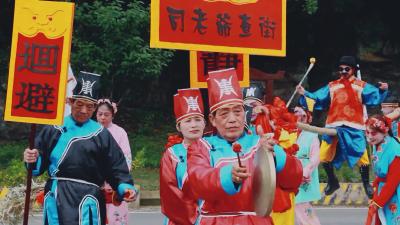 非遗民俗点亮鹿门山