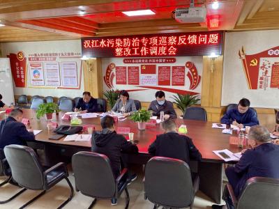 襄州区召开汉江水污染防治专项巡察反馈问题整改工作调度会 