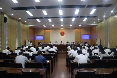 襄州区人大开展换届以来国家机关工作人员首次述职评议