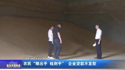 农民“粮出手  钱到手”  企业贷款不发愁