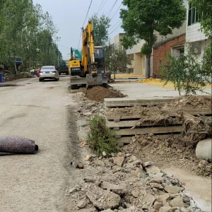 群众利益无小事 铺设便道解民忧