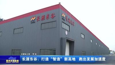 长源东谷：打造“智造”新高地 跑出发展加速度
