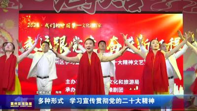 多种形式  学习宣传贯彻党的二十大精神