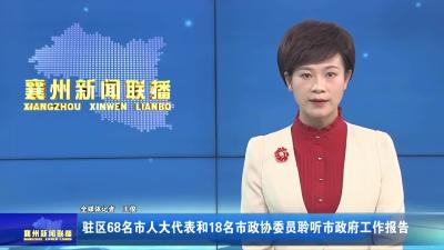 驻区68名市人大代表和18名市政协委员聆听市政府工作报告