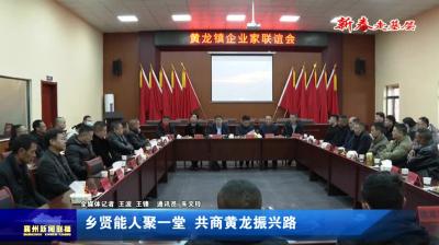乡贤能人聚一堂  共商黄龙振兴路