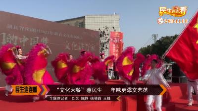“文化大餐”惠民生  年味更添文艺范