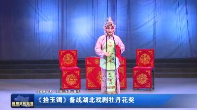 《拾玉镯》备战湖北戏剧牡丹花奖