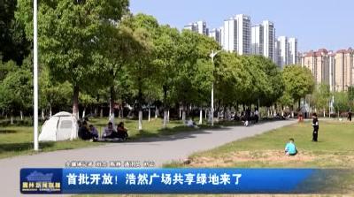 首批开放！浩然广场共享绿地来了
