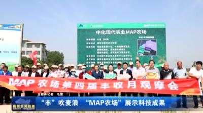 “丰”吹麦浪 “MAP农场”展示科技成果