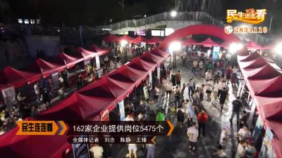 162家企业提供岗位5475个