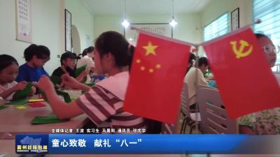 童心致敬 献礼“八一”