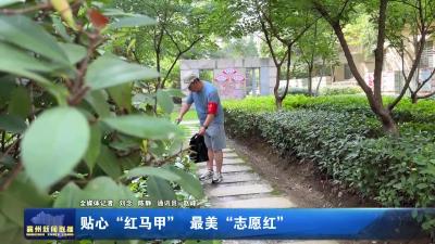贴心“红马甲”  最美“志愿红”