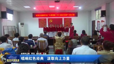 唱响红色经典  汲取向上力量