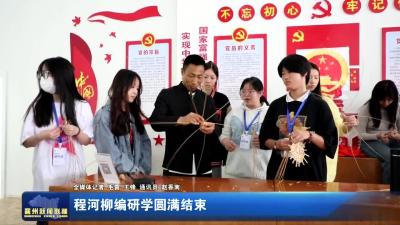 程河柳编研学圆满结束