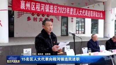 15名区人大代表向程河镇选民述职