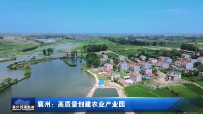 襄州：高质量创建农业产业园