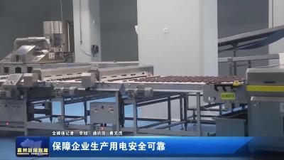 保障企业生产用电安全可靠