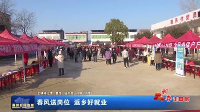 春风送岗位  返乡好就业