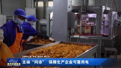 主动“问诊”  保障生产企业可靠用电