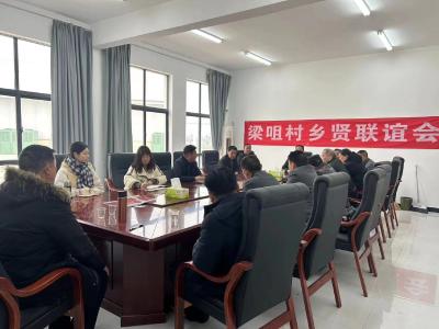 双沟镇梁咀村：共叙桑梓情谊  共谋发展合作