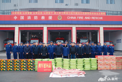 崔长领走访慰问消防救援队伍、武警官兵和引进人才代表