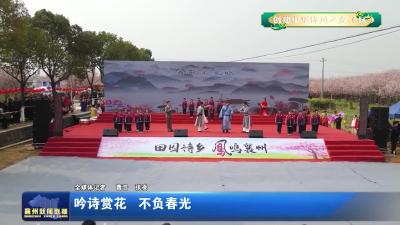 吟诗赏花  不负春光