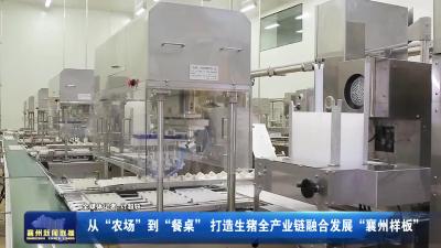 从“农场”到“餐桌”！打造生猪全产业链融合发展的“襄州样板”