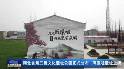 湖北省第三批文化遗址公园正式公布  凤凰咀遗址上榜