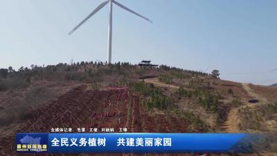 全民义务植树  共建美丽家园