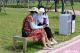 西湾公园：市民“坐”享幸福