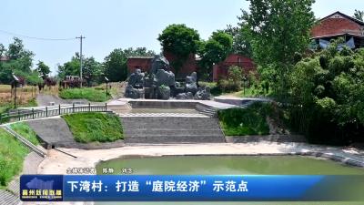 下湾村：打造“庭院经济”示范点