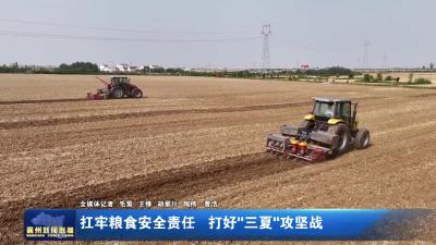 扛牢粮食安全责任 打好“三夏”攻坚战