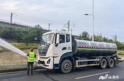 区住建局园林中心：全力以赴抗旱保苗 为城市绿植“解渴”
