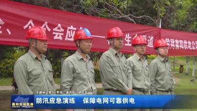 防汛应急演练  保障电网可靠供电