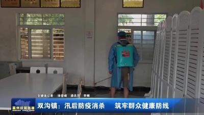 双沟镇：汛后防疫消杀  筑牢群众健康防线