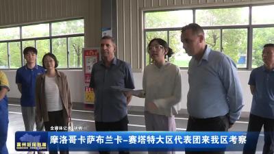 摩洛哥卡萨布兰卡—赛塔特大区代表团来我区考察