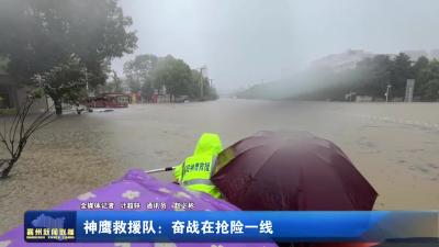 神鹰救援队：奋战在抢险一线