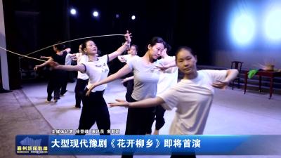 大型现代豫剧《花开柳乡》即将首演