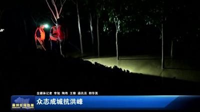 众志成城抗洪峰