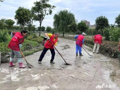 汛后及时整治 公园有序恢复