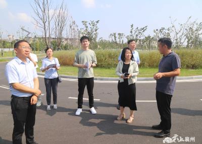省水利厅到襄州调研流域综合治理工作