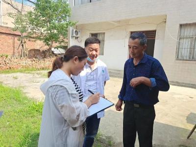 黄集镇胡岗村：集中排查防返贫  守牢底线促振兴