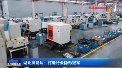 湖北威能达：打造行业隐形冠军