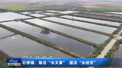 石桥镇：做活“水文章”激活“水经济”