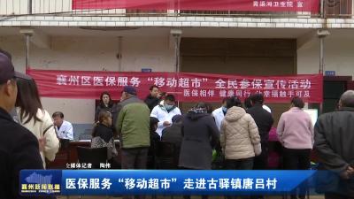 医保服务“移动超市”走进古驿镇唐吕村